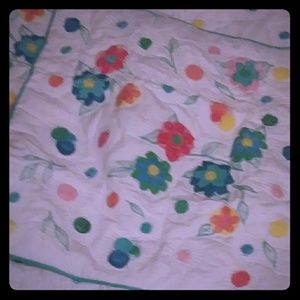 Pottery barn teen curly Q quilt